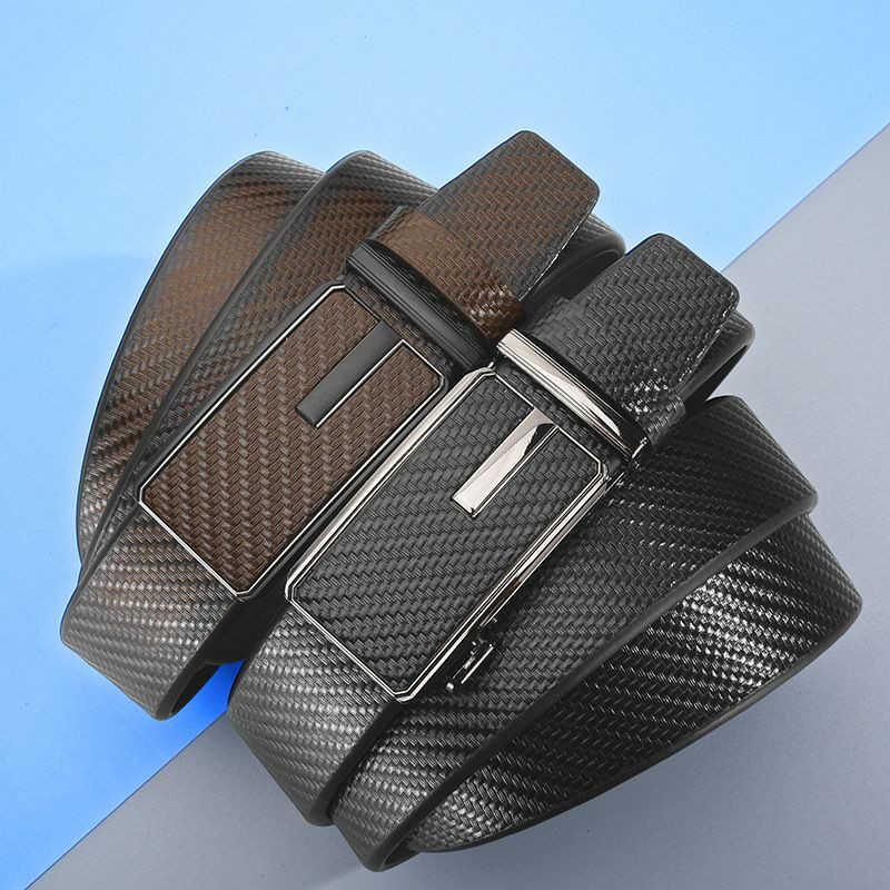 Nouvelle ceinture pour hommes, jeans d'affaires haut de gamme pour hommes avec boucle automatique en alliage