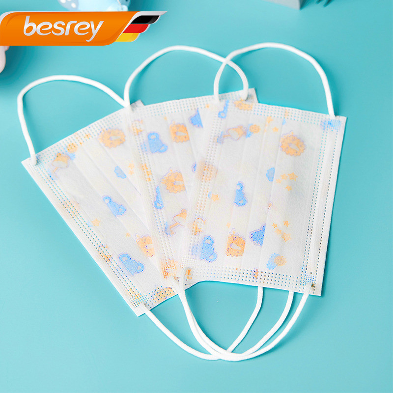 Masques & Cache nez pour Enfants – Vente en Gros, 2 Motifs Ludiques et Colorés