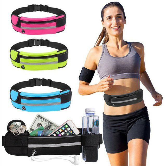 Sacs de taille sportive extérieurs pour hommes et femmes, faire du vélo et des équipements de remise en forme étanche à ceinture élastique de téléphonie mobile sac de téléphone de ruelle