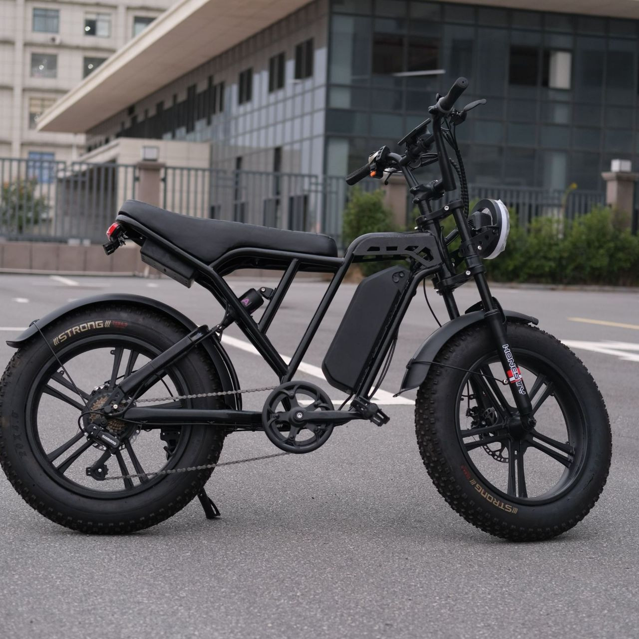 Vélo électrique de type fat bike, une batterie au lithium de 20 pouces, un cyclomoteur électrique longue portée, un VTT tout-terrain
