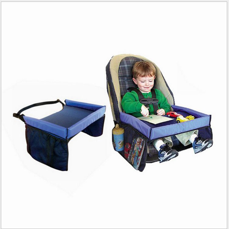 Plateau de siège de sécurité pour enfants, plateau de poussette, voiture de voyage, planche à dessin, rangement