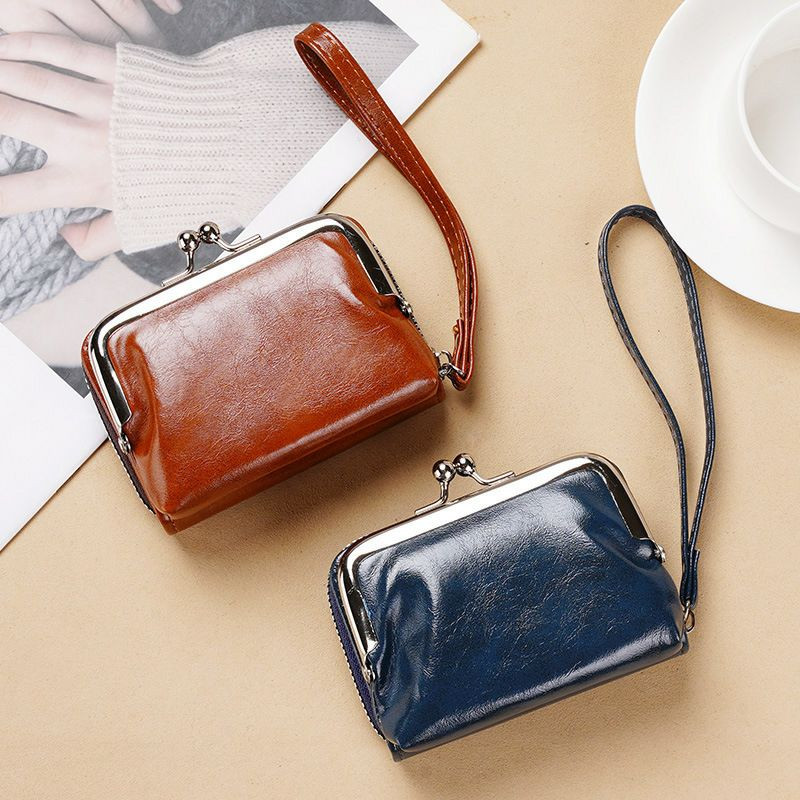 Porte feuille ou porte monnaie pour femme 4 pouces à glissière, Sac d'embrayage.